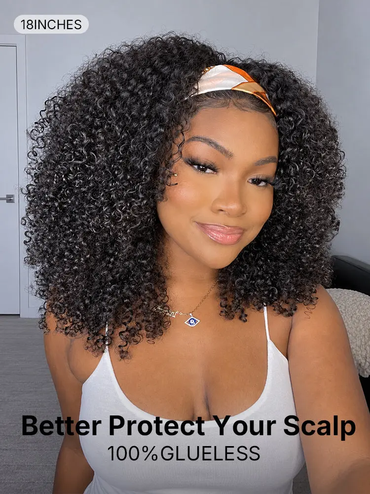 Jerry Curly Headband Wig, detail 2 view thumbnail
