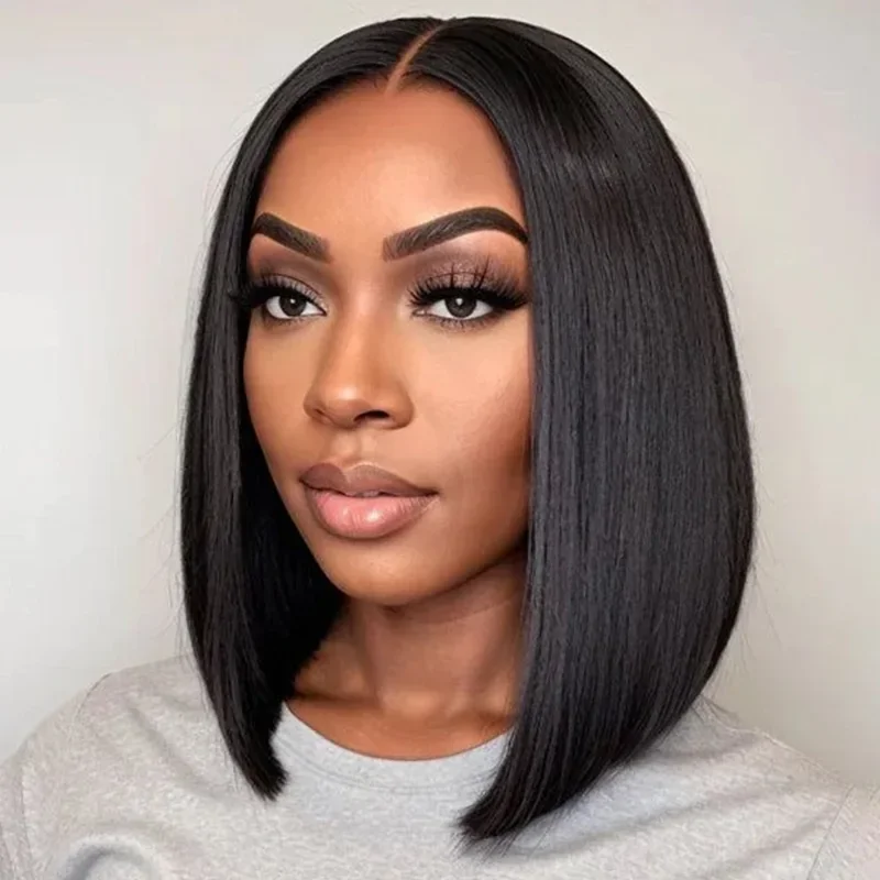 Bone Straight Glueless Bob