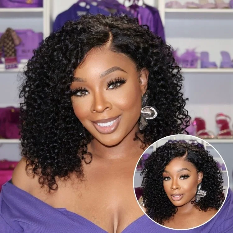 Luvme Face-Framing Curly Wig, front view
