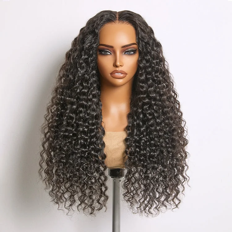 Luvme Soft Water Wave Closure Wig, front view