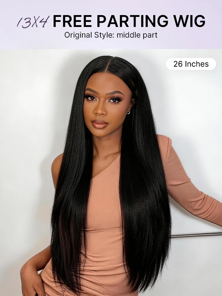Luvme Silky Straight Frontal Wig, front view