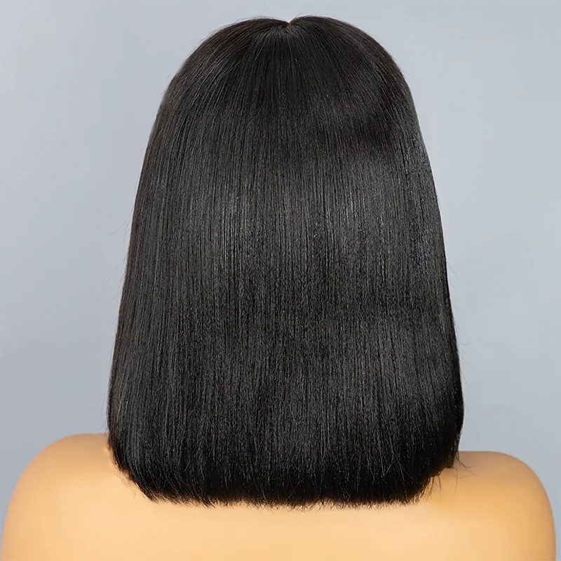 Bone Straight Wig, front view