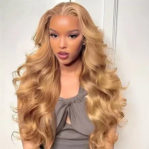 Honey Blonde Body Wave HD Lace Wig